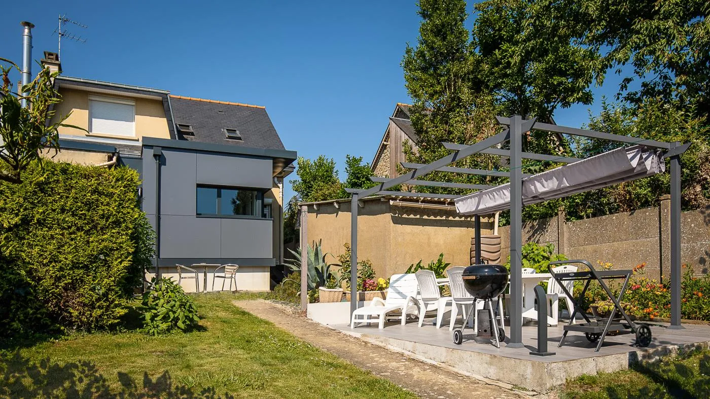 Extension d´une maison de ville&nbsp;sur&nbsp;Tinténiac