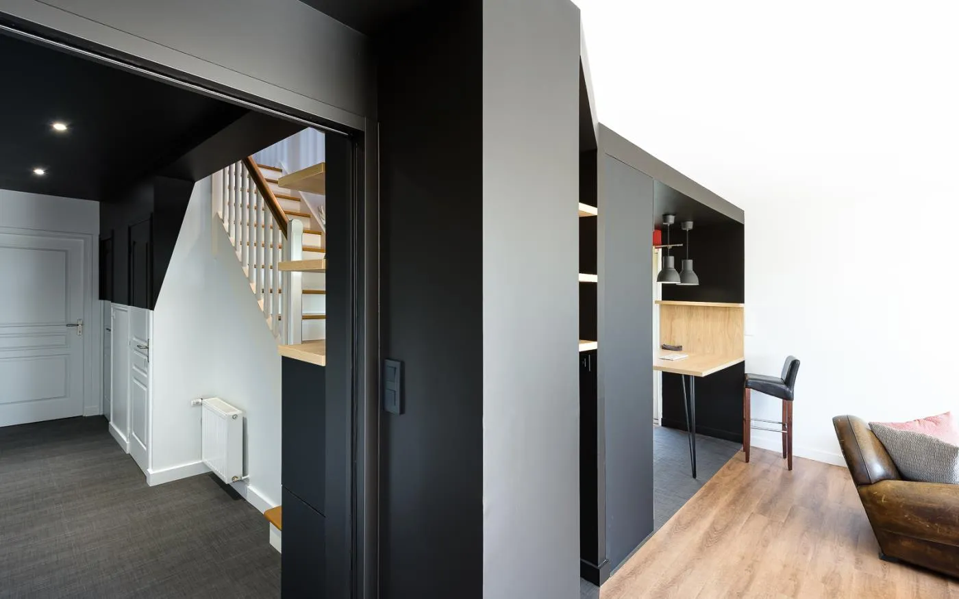 Réaménagement des pièces de vie d´une maison individuelle