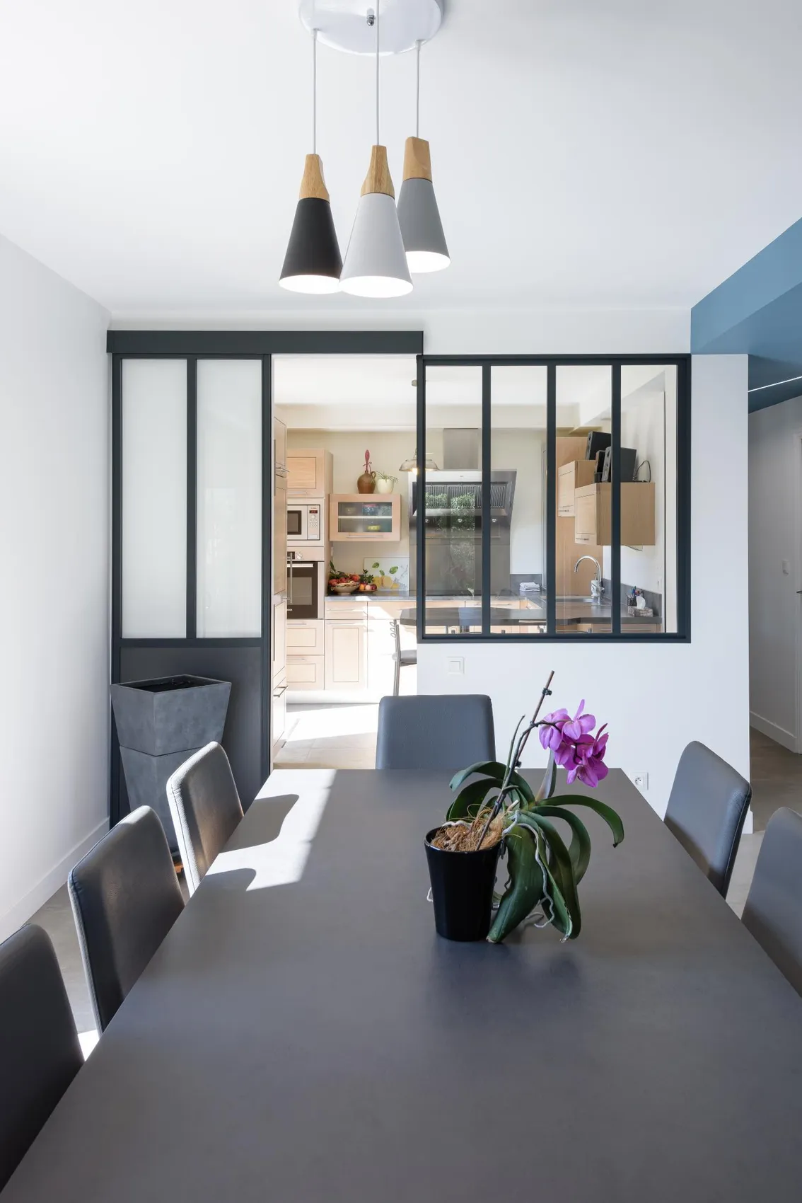 Réaménagement intérieur d´une maison des années 80
