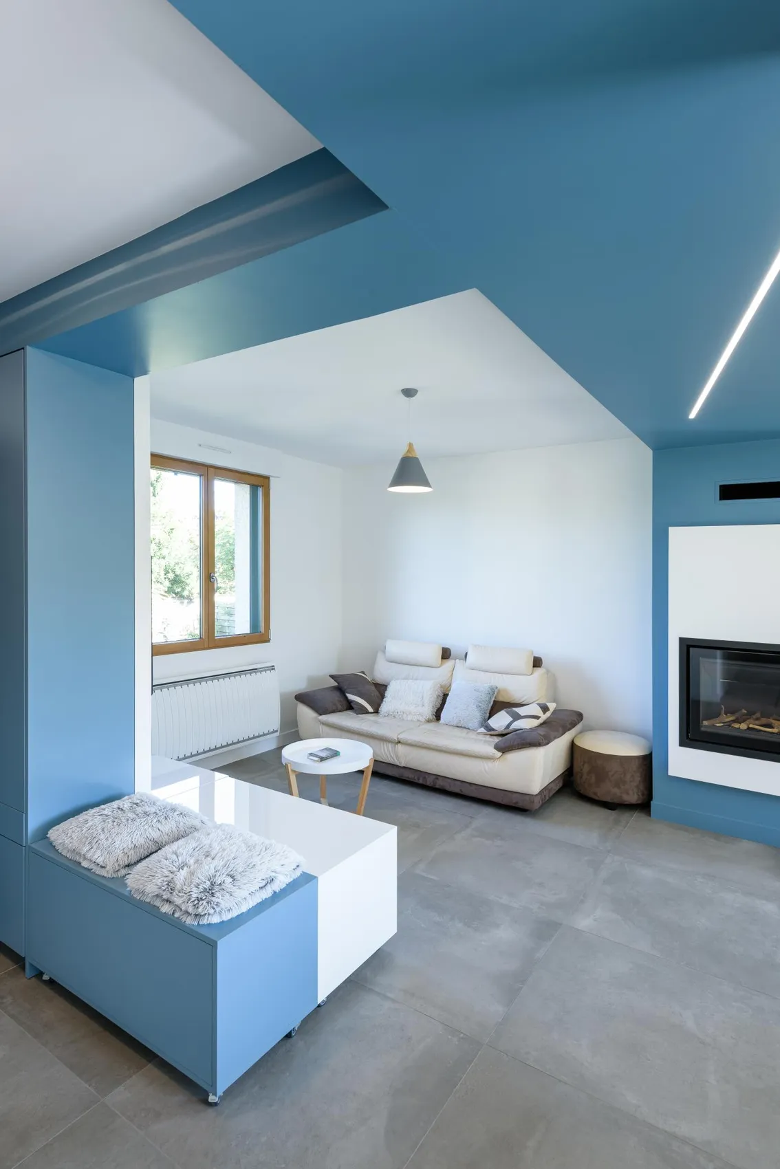 Réaménagement intérieur d´une maison des années 80