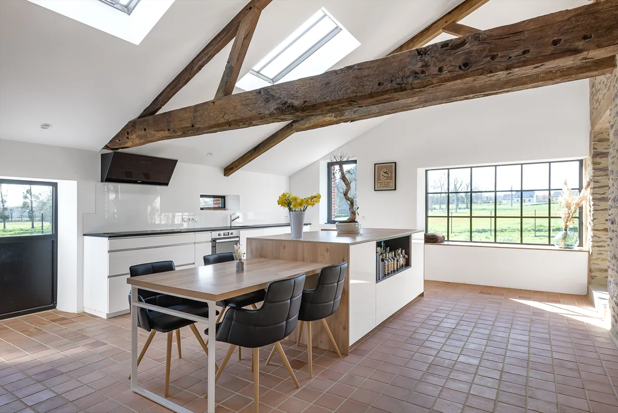 Rénovation et extension d´une longère et sa grange