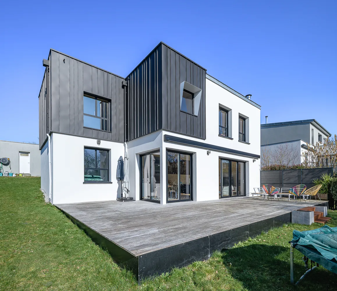 Surélévation d´une maison indviduelle