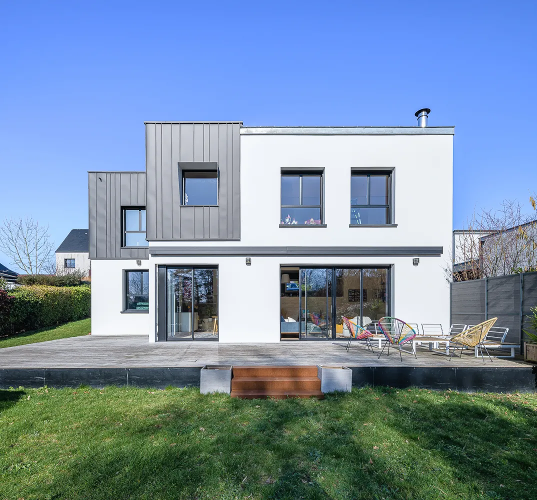 Surélévation d´une maison indviduelle&nbsp;sur&nbsp;Tinténiac