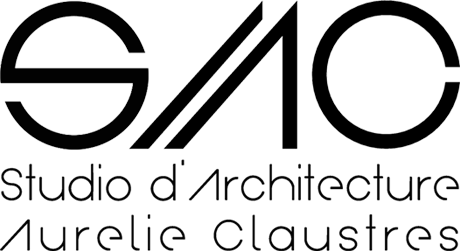Logo de l'architecte de Rennes SAAC représenté par Aurélie Claustres